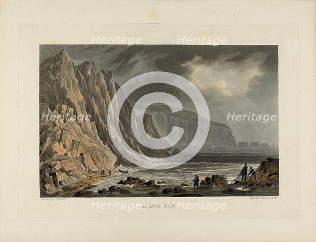 Allum Bay, c. 1794. Creator: Piercy Roberts.