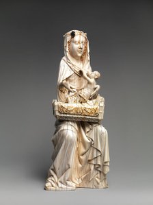 Virgin and Child with Cradle, German, ca. 1350-1400. Creator: Unknown.