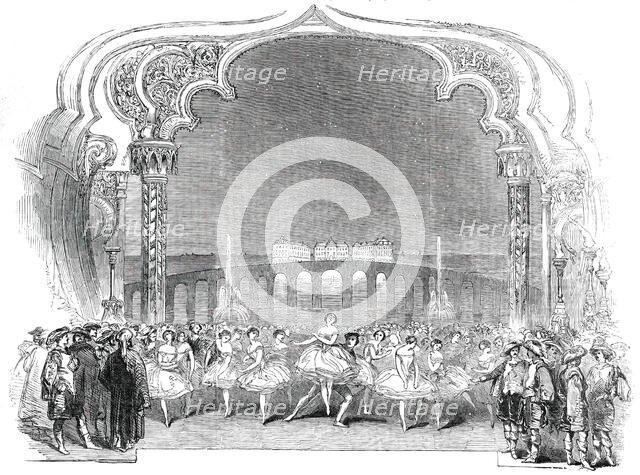 The Masquerade Scene from the New Ballet of "Les Metamorphoses", 1850. Creator: Unknown.