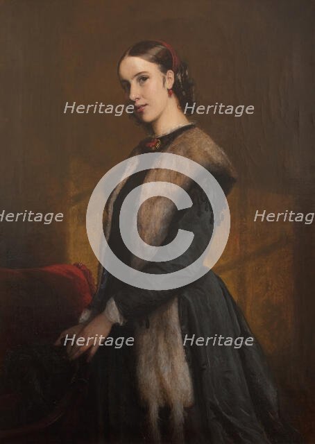 The author Emma Kraft, 1834-1881. Creator: Elisabeth Baumann.