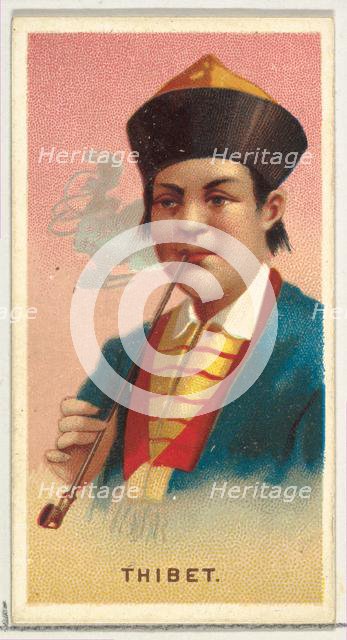 Tibet, from World's Smokers series (N33) for Allen & Ginter Cigarettes, 1888. Creator: Allen & Ginter.