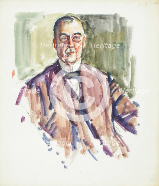 Sketch for a Portrait, c1910s. Creator: Verner Thome.