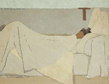 Au lit (In Bed), 1891. Artist: Vuillard, Édouard (1868-1940)