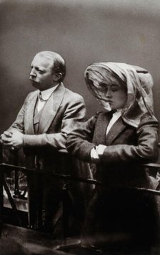 Hawley Harvey Crippen and Ethel Le Neve, 1910. Creator: George Arthur Barrett.