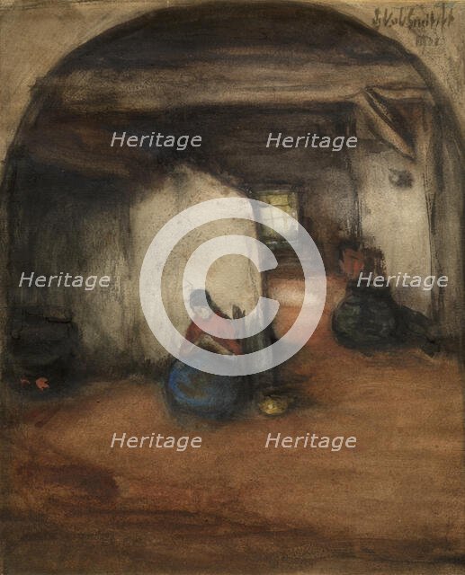 Interior, 1900. Creator: Jakob Smits.