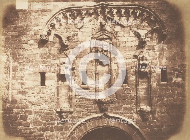 Linlithgow Castle, 1843-47. Creators: David Octavius Hill, Robert Adamson, Hill & Adamson.