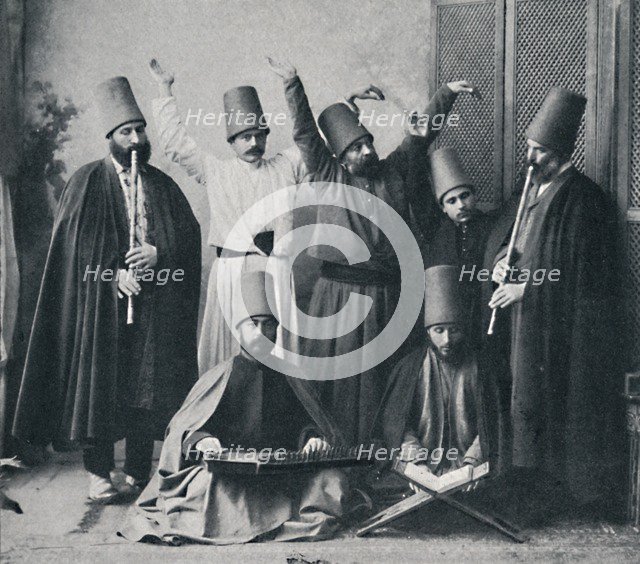 Egyptian dancing dervishes, 1912. Artist: Unknown.