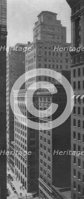 General view of the Johns-Manville Building, New York City, 1924. Artist: Unknown.