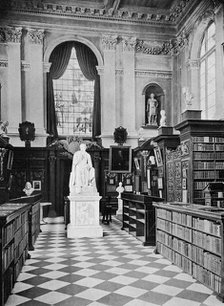 Lord Byron's statue, Trinity College Library, Cambridge, 1902-1903.Artist: HC Leat
