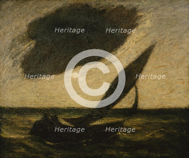 Under a Cloud, ca. 1900. Creator: Albert Pinkham Ryder.