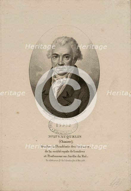 Louis Nicolas Vauquelin (1763-1829), .