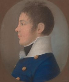 Portrait of a Young Man in Profile, c. 1800. Creator: Unknown.