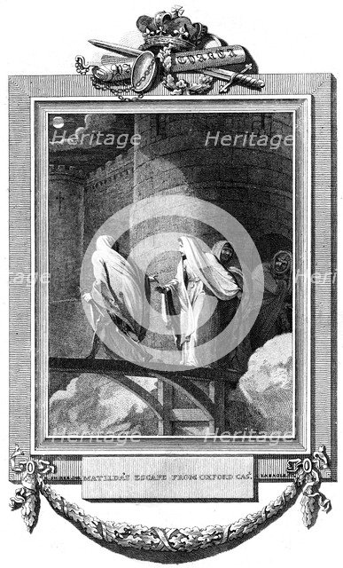 Flight of Matilda from Oxford, 1142 (1789). Artist: Unknown
