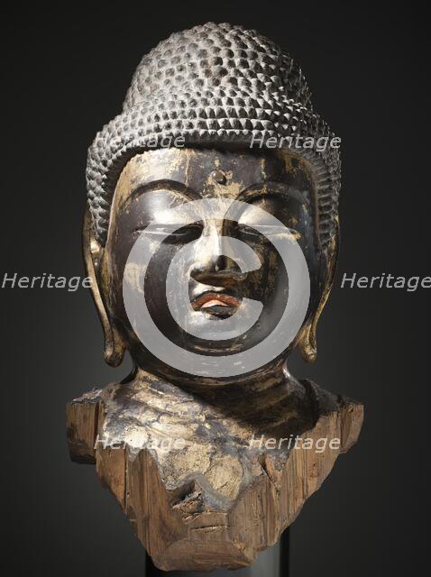 Head of a Buddha (image 1 of 11), 1000-1050 A.D.. Creator: Unknown.