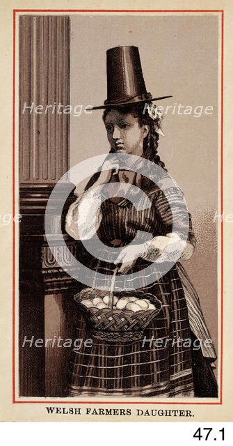 Welsh Farmer's Daughter, c1860s-1880s. Creator: Charles Smith Allen.