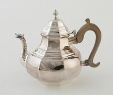 Teapot, London, 1713. Creator: Joseph Ward.