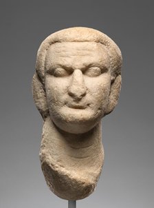 Unfinished Portrait Head of Domitian, late 1st century A.D. Creator: Unknown.