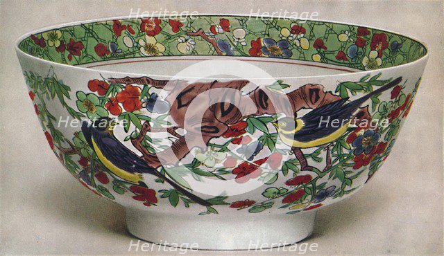 'Chinese Porcelain Bowl. Famille Verte. Period of K'Ang Hsi, 1662-1722', (1928).  Artist: Unknown.