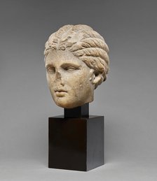 Head of a Young Woman (Small Herculaneum Woman type), 25 B.C.-A.D. 25. Creator: Unknown.