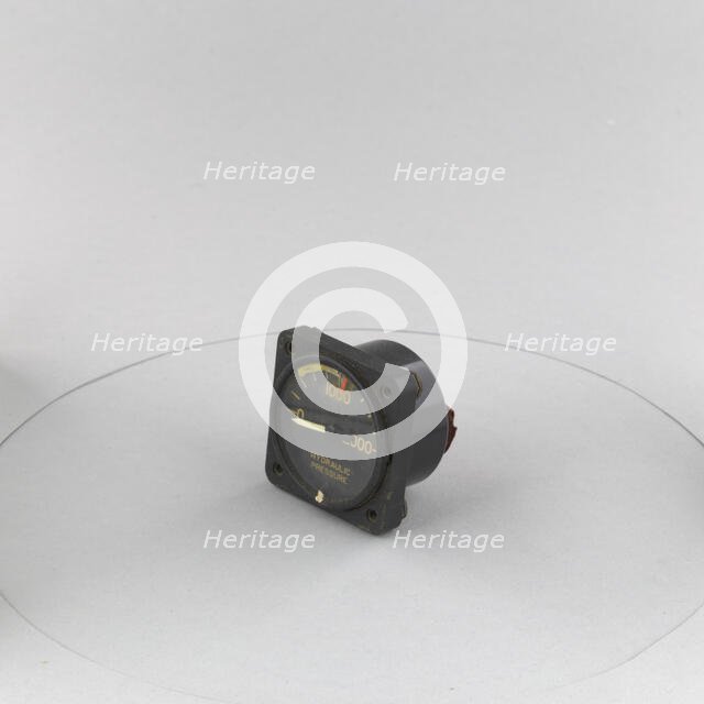 Indicator, Hydraulic Pressure, from B-25. Creator: United States Gauge Co.