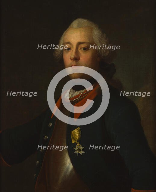 Lieutenant Carl de Geer, at the earliest 1748. Creator: Olof Arenius.