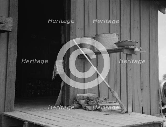 Cabin in Hancock County, Mississippi, 1937. Creator: Dorothea Lange.