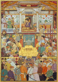 Shah-Jahan. (From: Padshahnama, or Chronicle of the King of the World), Between 1640 and 1650. Artist: Bichitr (?-ca 1660)