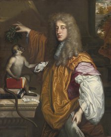 Portrait of John Wilmot, 2nd Earl of Rochester (1647-1680). Artist: Huysmans, Jacob (c. 1633–1696)