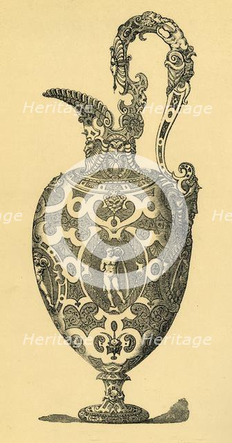 'Original design for a vase or ewer', (1881).  Creator: Unknown.