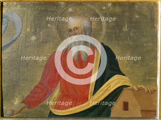 Noah (Predella Panel of the Altarpiece). Creator: Rosselli, Cosimo di Lorenzo (1439-1507).