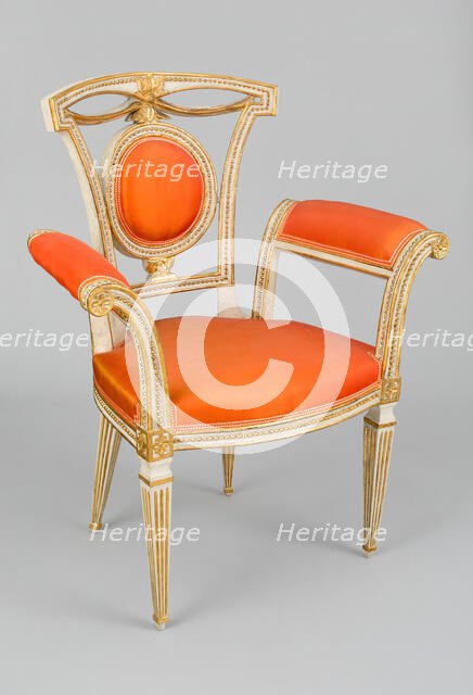Armchair (one of two), Toscana, c. 1800. Creator: Unknown.