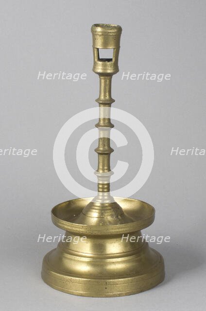 Candlestick, German, 15th century. Creator: Unknown.