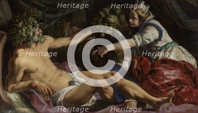 Scaldis and Antverpia, 1609. Creator: Abraham Janssens.