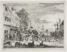 Village Féte. Creator: Cornelis Dusart (Dutch, 1660-1704).