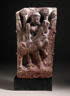 Durga Slaying the Buffalo Demon, c.200. Creator: Unknown.