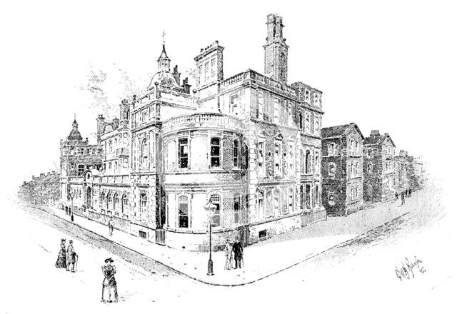 The Duke and Duchess of York at Sheffield: the Public Hospital and Dispensary, 1895. Creator: Carl Hentschel.