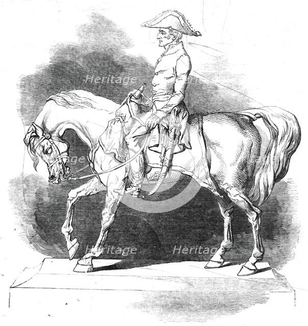 Statuette of the Duke of Wellington, by Count d'Orsay, 1845. Creator: Unknown.