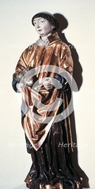 St Stephen, Austrian statue, 1480. Artist: Unknown