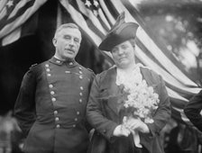 Gen. Leonard Wood and wife, between c1910 and c1915. Creator: Bain News Service.