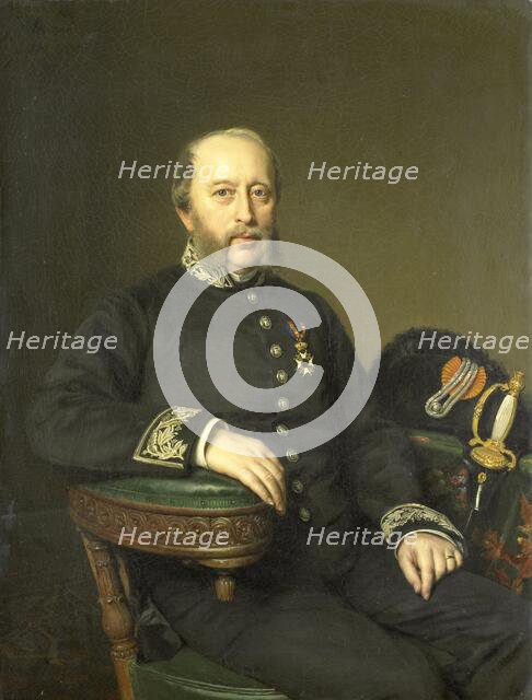 Gerard Johan Verloren van Themaat (1809-1890), Member of the Provincial Executive of Utrecht, 1874.  Creator: Jan Hendrik Neuman.
