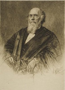 Portrait of Justice Stephen Field, 1890. Creator: Max Rosenthal.