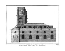 'The Parish Church of St.Olave. Southwark.', c1756. Artist: Benjamin Cole.