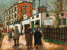 Rue à Ivry, 1924. Creator: Maurice Utrillo.