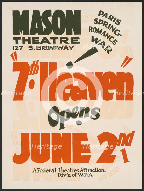 Seventh Heaven, Los Angeles, 1936. Creator: Unknown.