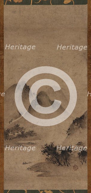 Landscape, Muromachi period, 16th century. Creator: Kano Motonobu.