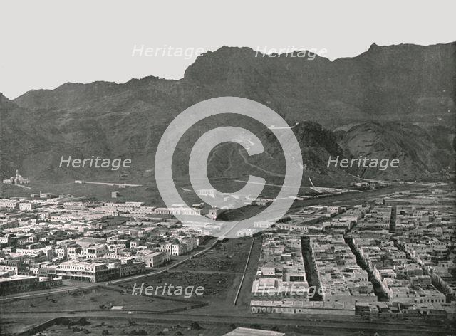 General view showing the Camel Market, Aden, 1895.   Creator: W & S Ltd.