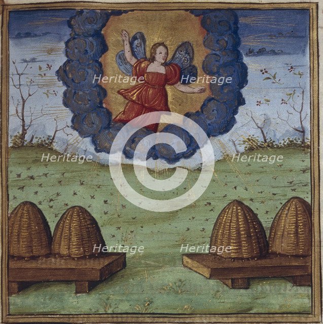 Illustration for the Georgics by Virgil, 1450-1499. Artist: Coëtivy Master (active c. 1450-1485)