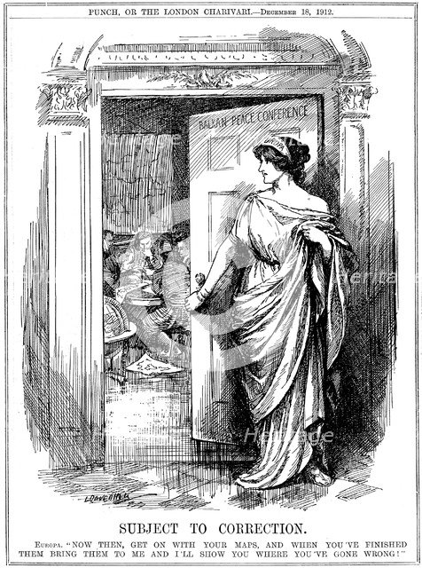 'Subject to Correction', 1912. Artist: Leonard Raven-Hill