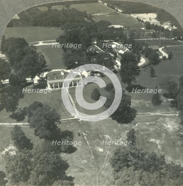 'A Nation's Shrine from the Air - Home of Washington, Founder of the Republic, Mt. Vernon, Va.', c19 Creator: Unknown.