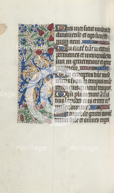 Book of Hours (Use of Rouen): fol. 88v, c. 1470. Creator: Master of the Geneva Latini (French, active Rouen, 1460-80).